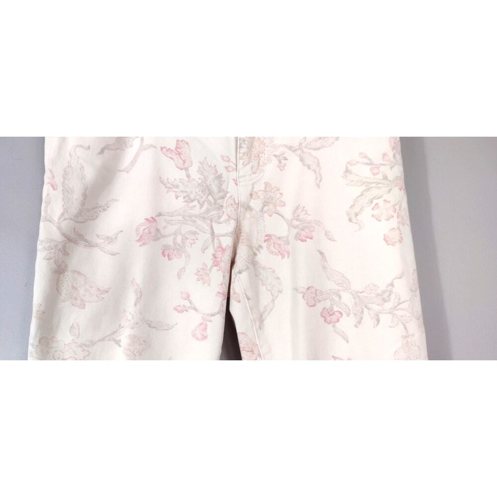 Ralph Lauren Floral Jean Modern Straight Ankle Cottagecore Coquette Sz 10 - Picture 7 of 16